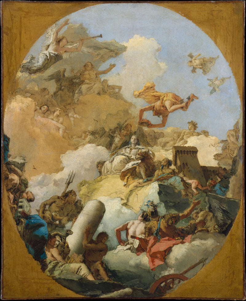 La apoteosis de la monarquía española - Giovanni Battista Tiepolo