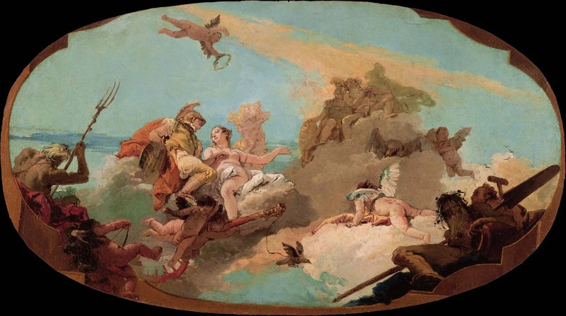 La apoteosis del almirante Vettor Pisani - Giovanni Battista Tiepolo