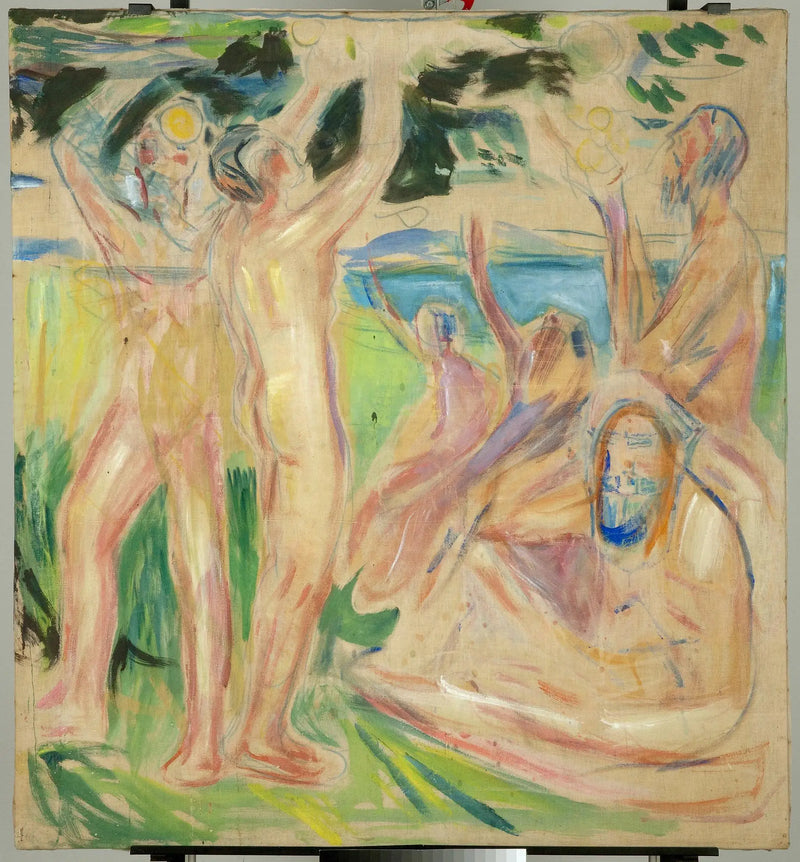 El Árbol de la vida: parte derecha - Edvard Munch