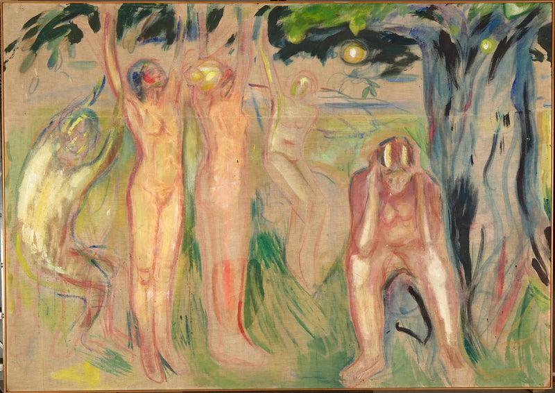 El Árbol de la vida: parte izquierda - Edvard Munch