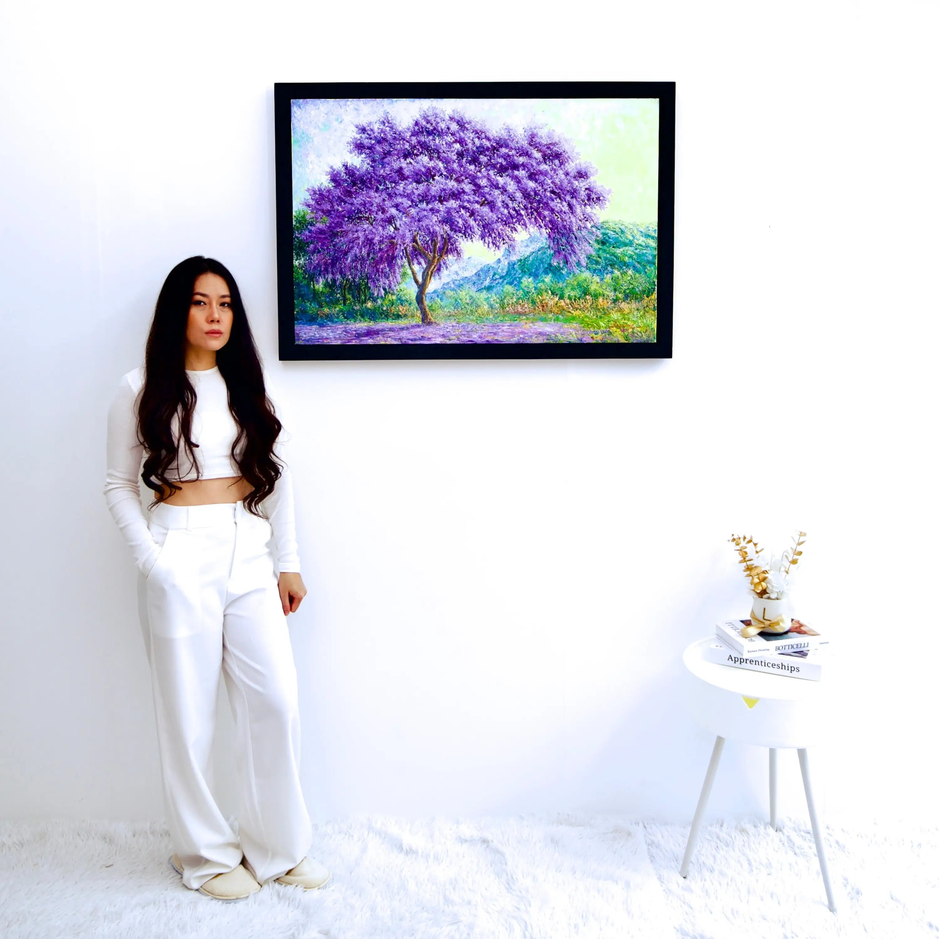 The Purple Tree - Chaloemkiat | 90 x 60 cm Reproductions de tableaux à la peinture à l’huile