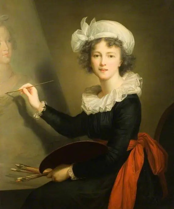 El artista en el trabajo (autorretrato) - Elisabeth Vigeé Le Brun
