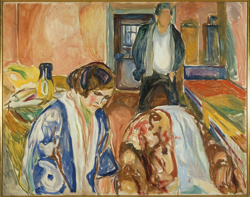 El Artista y su modelo - Edvard Munch