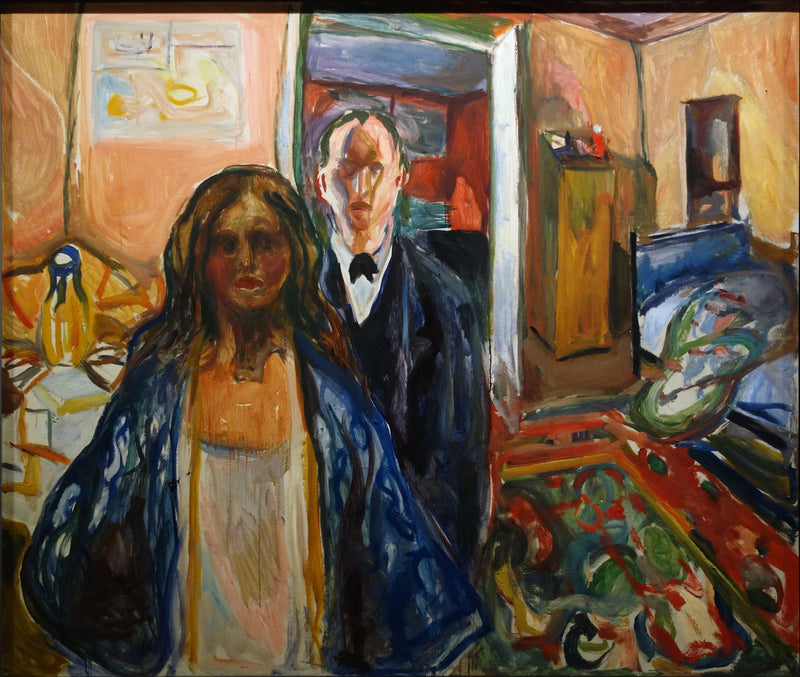 El Artista y su modelo - Edvard Munch