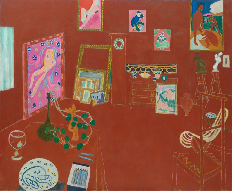 El Taller Rojo - Henri Matisse