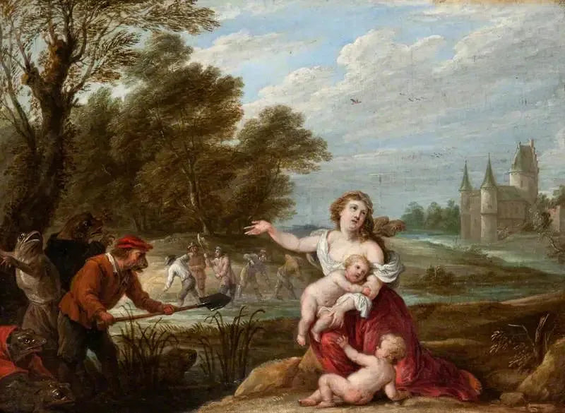Latone y los campesinos lidios - David Teniers el Joven