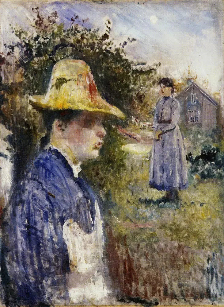 Laura e Inger al sol de verano - Edvard Munch
