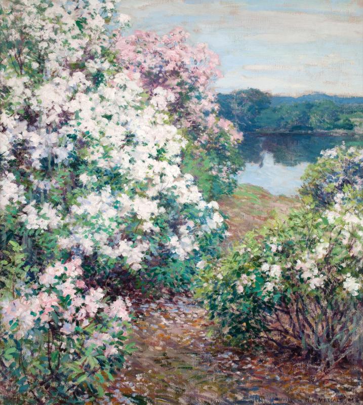 Laurel de las montañas - Willard Metcalf