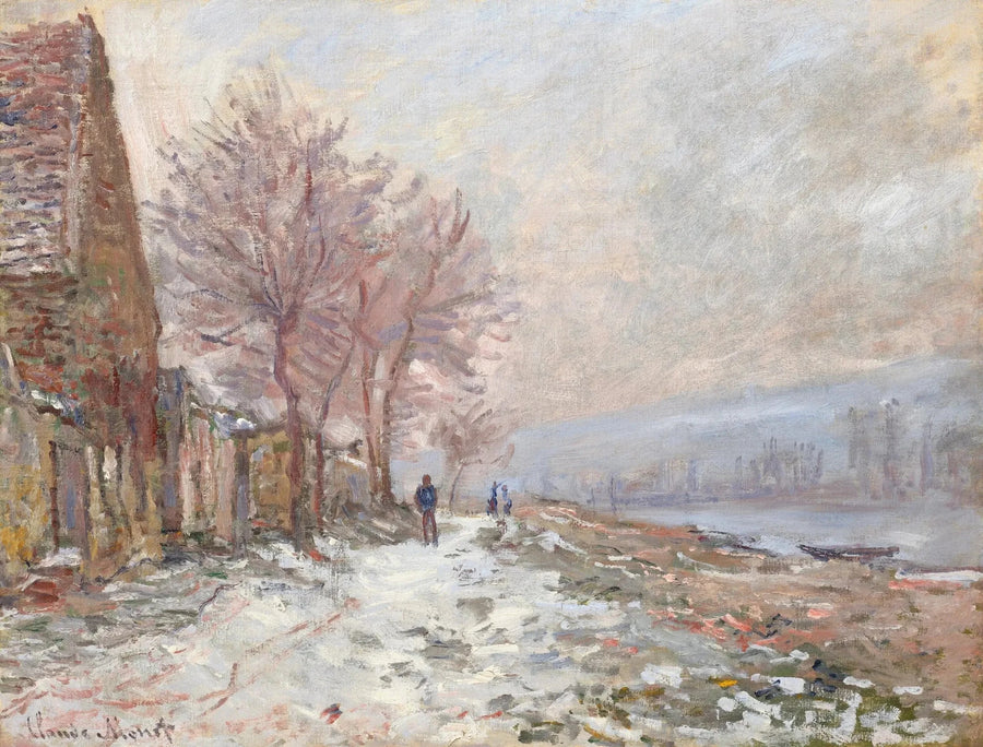 Lavacourt, invierno W514 - Claude Monet