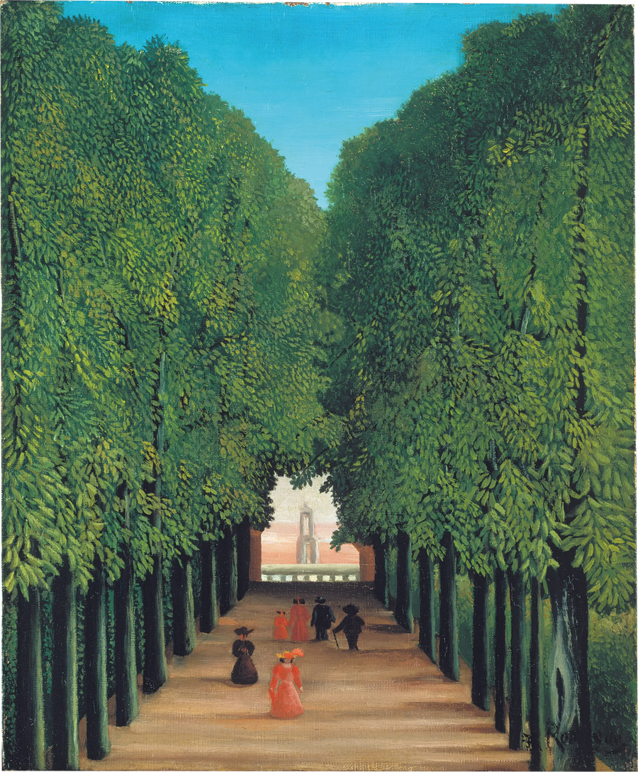 La Avenida del parque de Saint-Cloud - Henri Rousseau