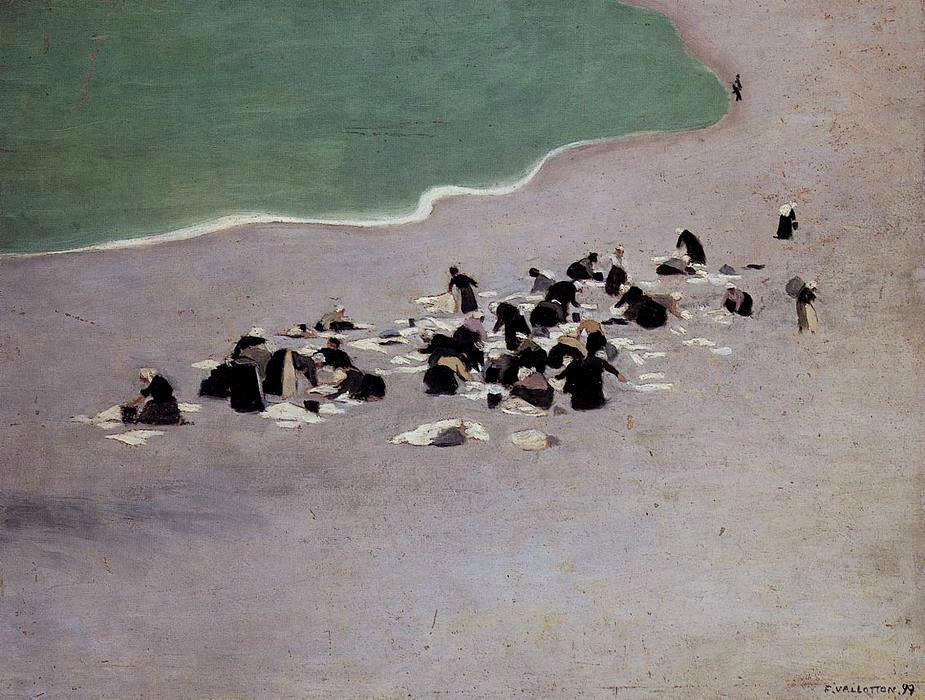 Laveuses à Étretat - Félix Vallotton - Alpha Reproduction