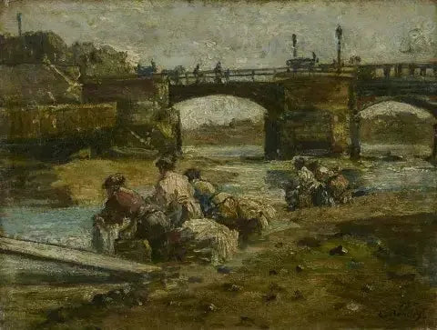 Lavadoras - Eugène Boudin
