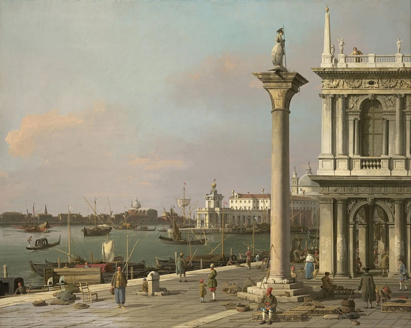 El Bacino di San Marco desde la Piazzetta - Canaletto
