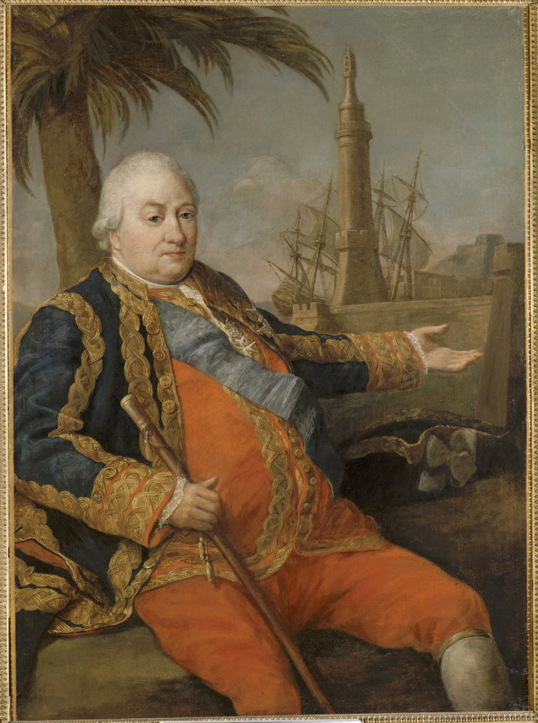 El Bailli de Suffren, almirante de Francia (1726-1788) - Pompeo Batoni