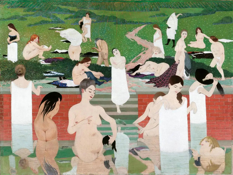 La bañera en la noche de verano - Félix Vallotton