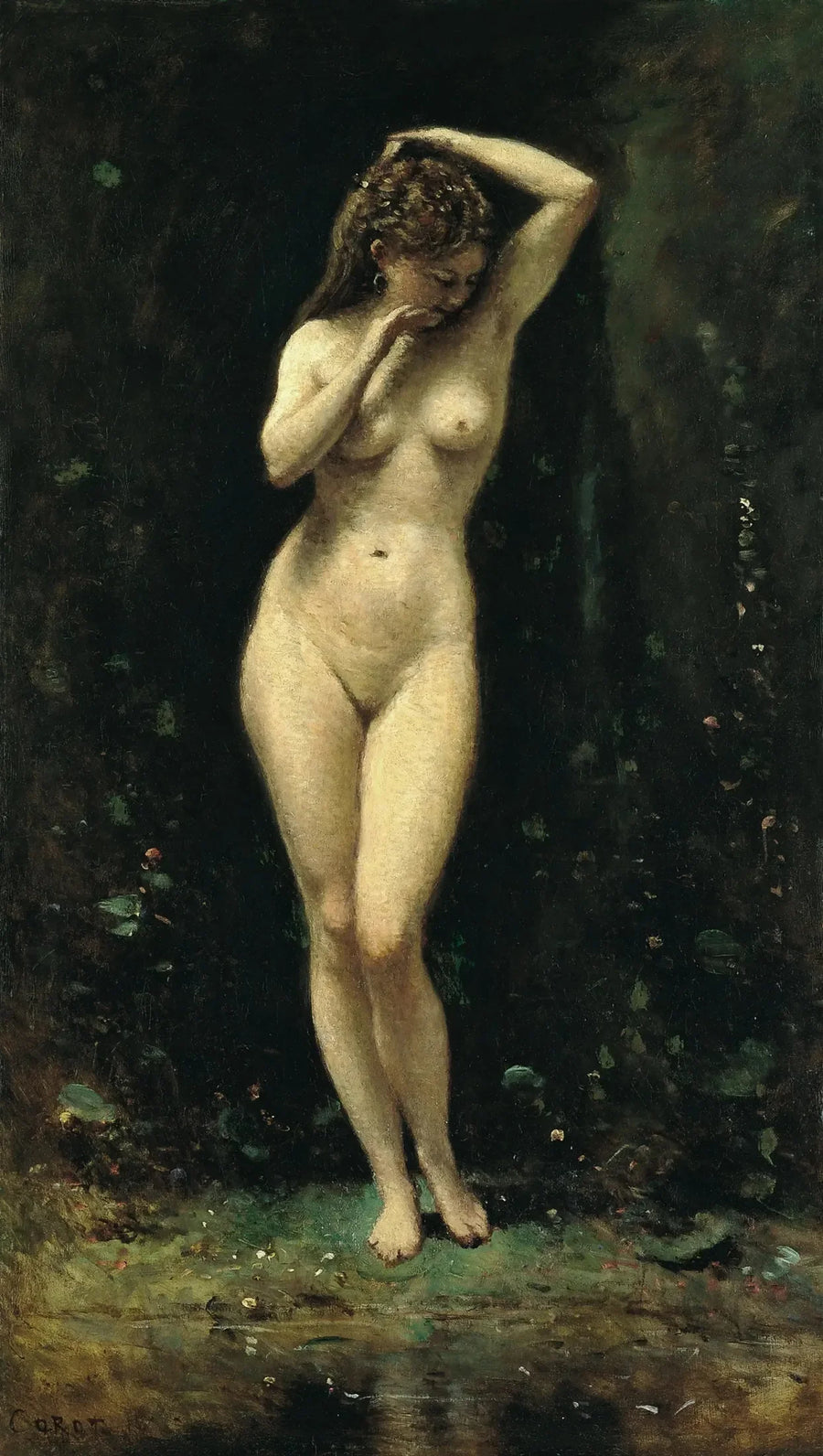 El baño de Diana (La Fontaine) - Jean-Baptiste Camille Corot