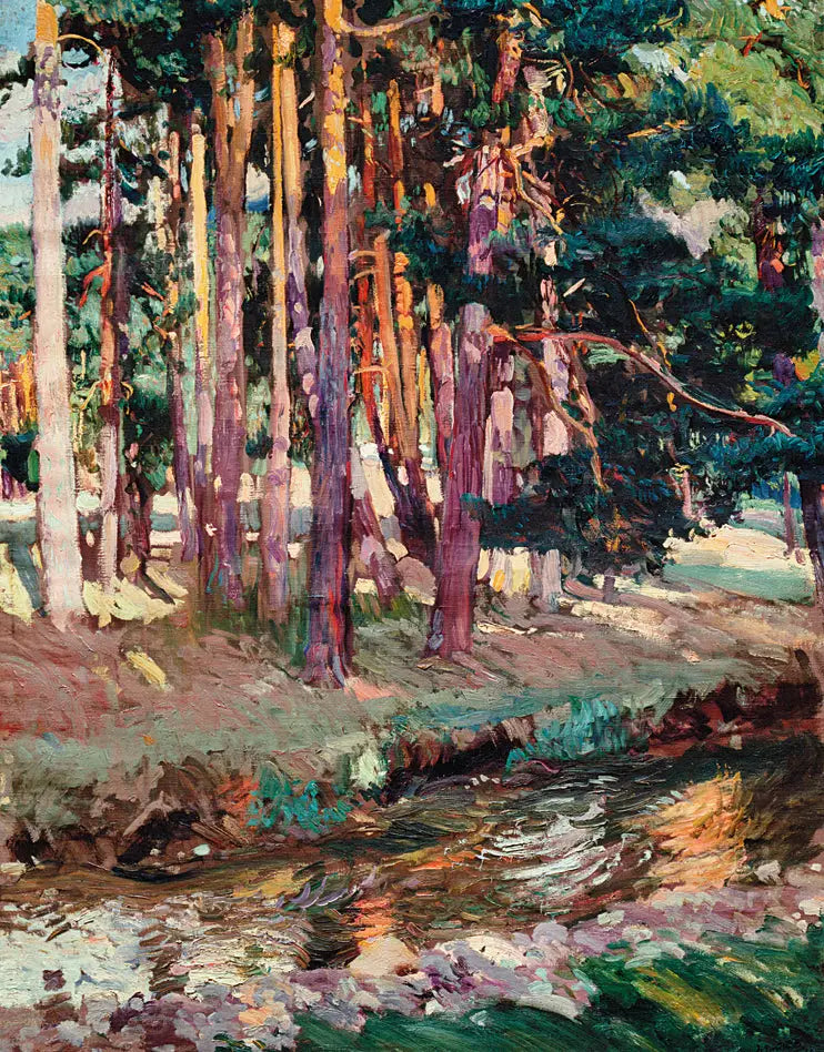 El baño de la reina, Valsaín - Joaquín Sorolla