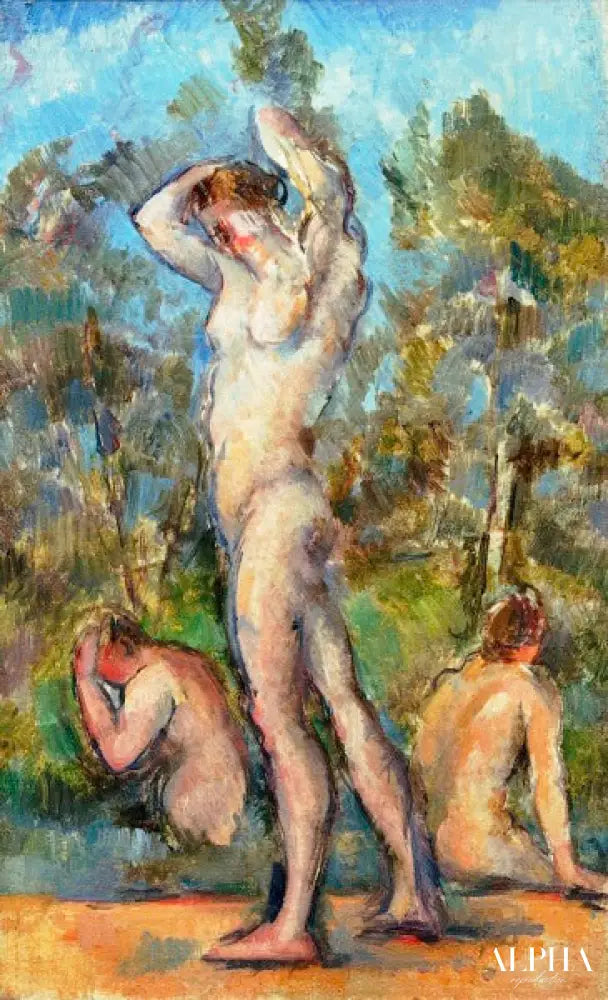 Le bain - Paul Cézanne - Reproductions de tableaux et peintures haut de gamme