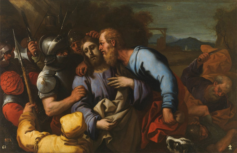 El beso de Judas - Luca Giordano