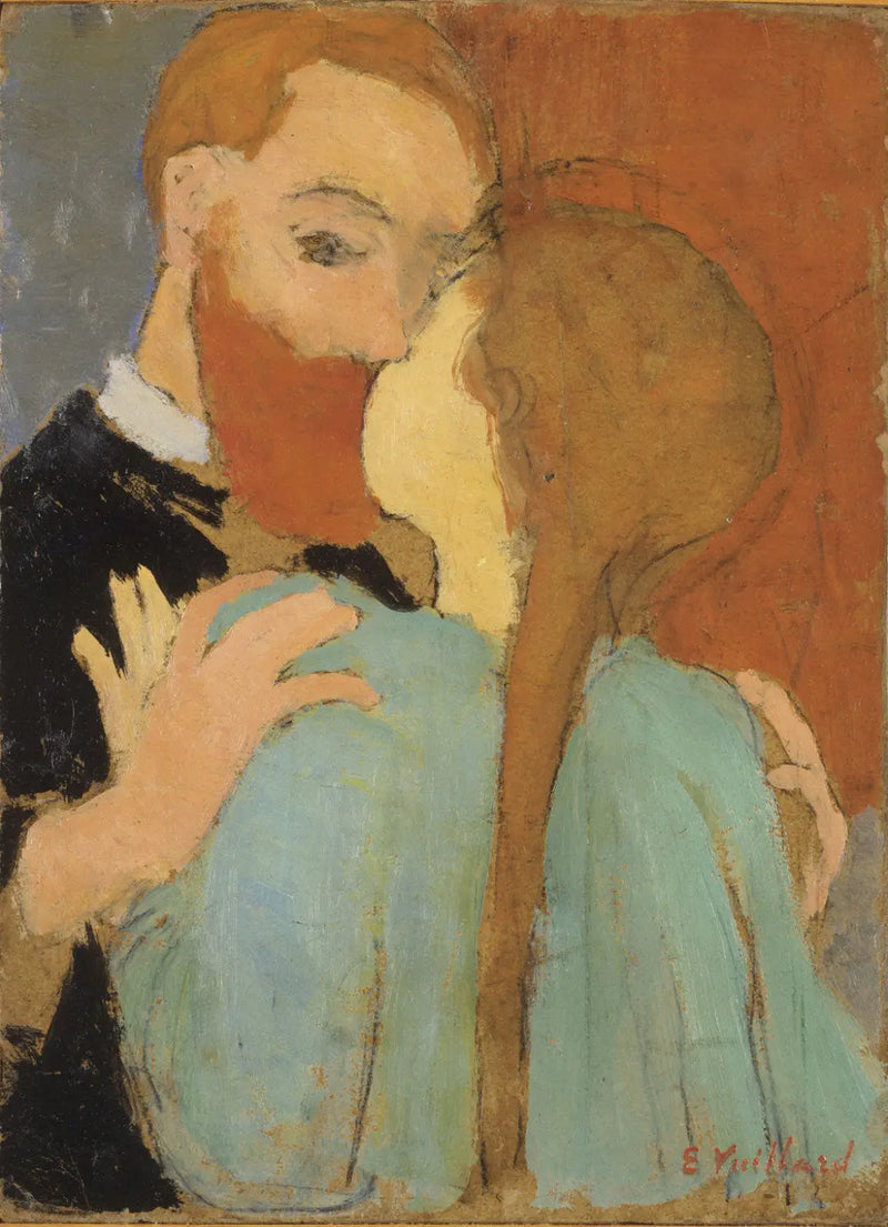 El beso - Édouard Vuillard