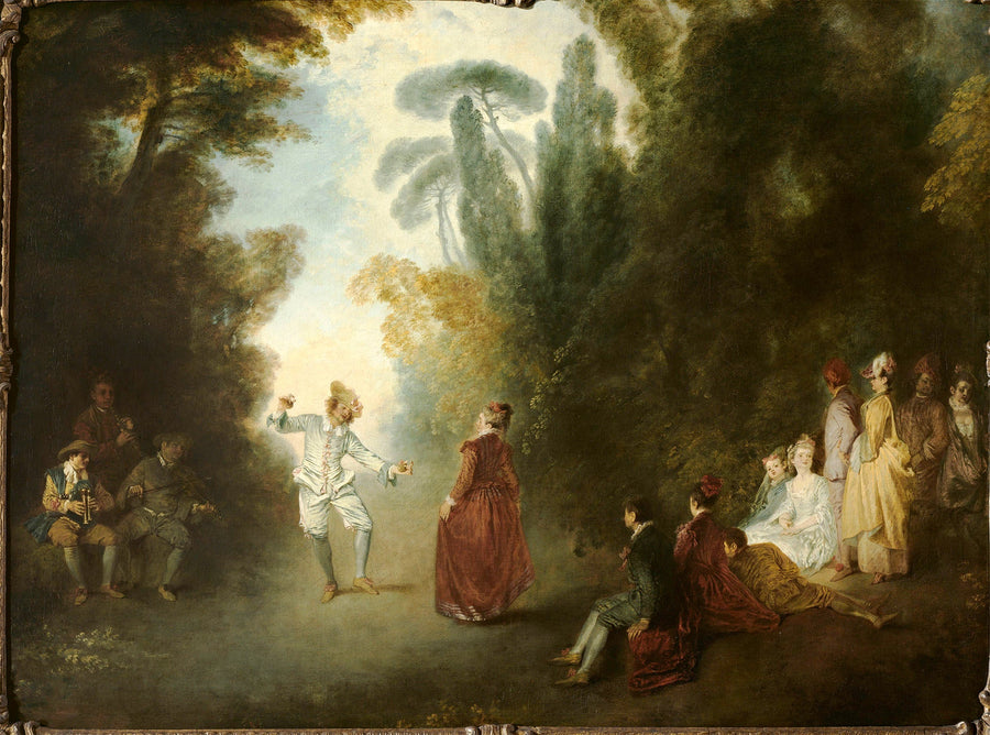 El baile campestre - Antoine Watteau