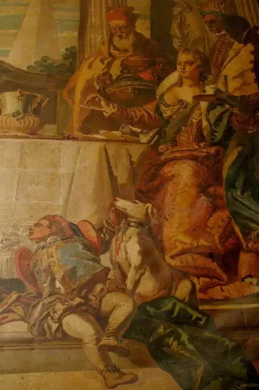 La Banquete de Cleopatra (detalle) - Giovanni Battista Tiepolo