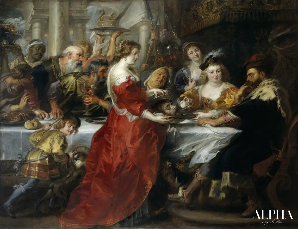 Le banquet de Herode - Peter Paul Rubens - Reproductions de tableaux et peintures haut de gamme