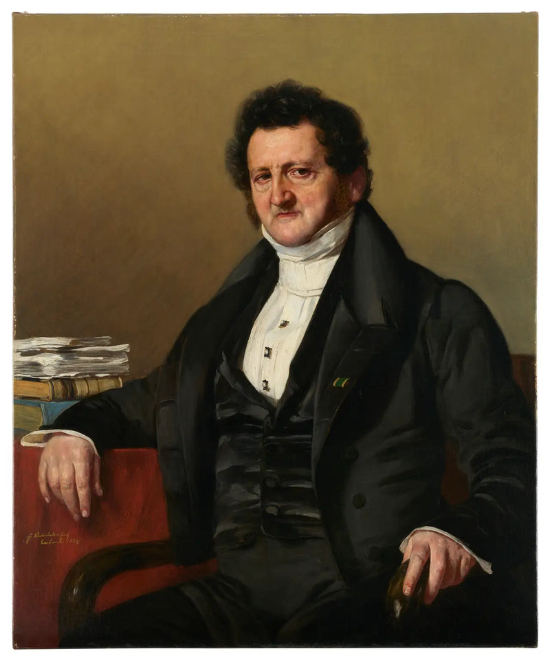 El banquero David Seligmann, Freiherr von Eichthal - Franz Xaver Winterhalter