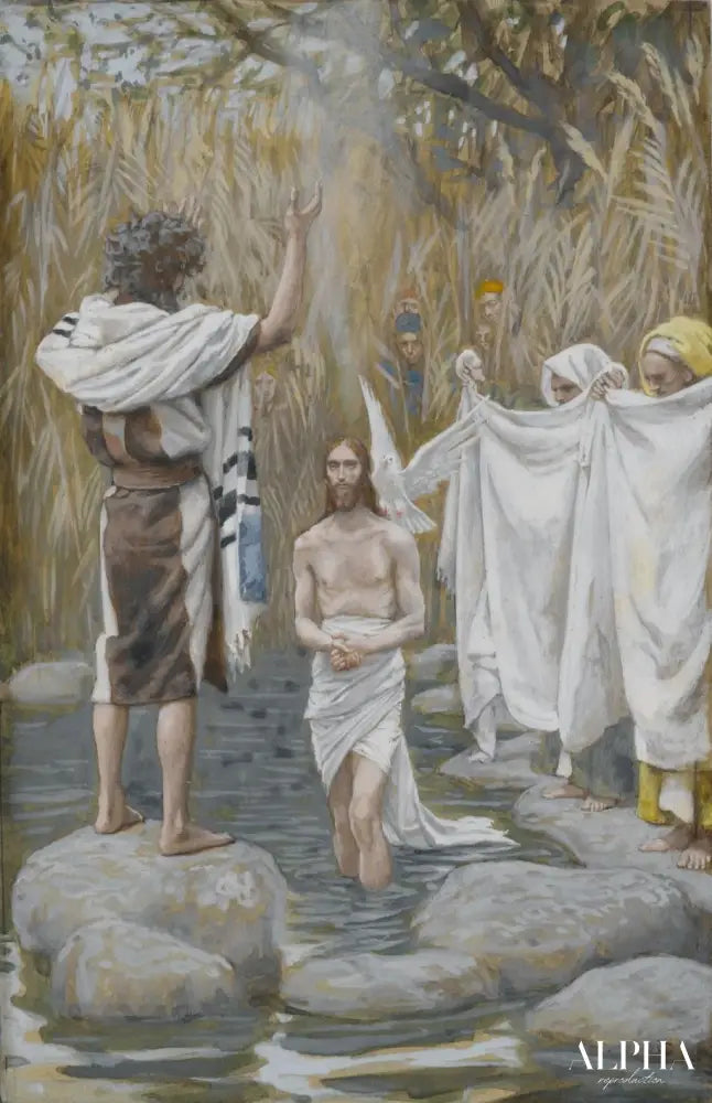 Le baptême de Jésus - James Tissot - Reproductions de tableaux et peintures haut de gamme