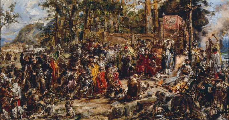 El bautismo de Lituania - Jan Matejko