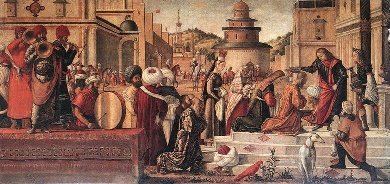 El bautismo de los selenitas - Vittore Carpaccio
