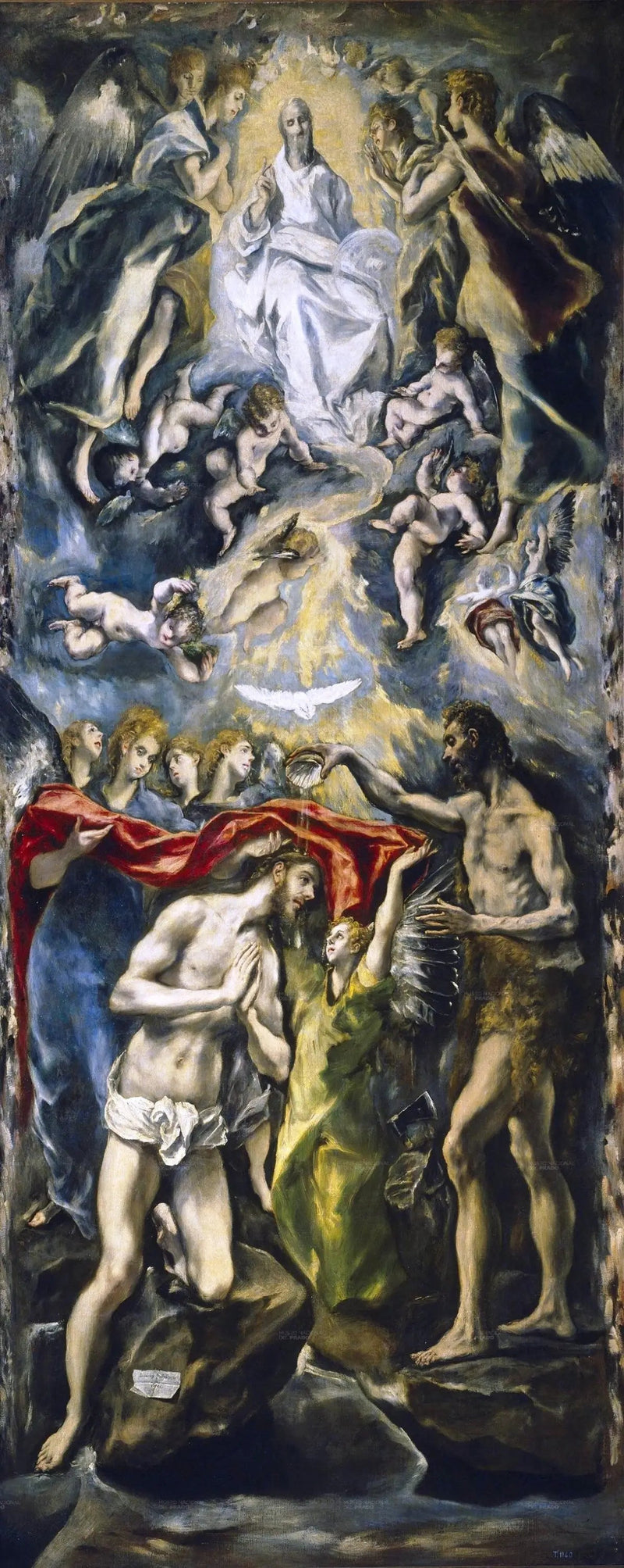 El Bautismo de Cristo - El Greco