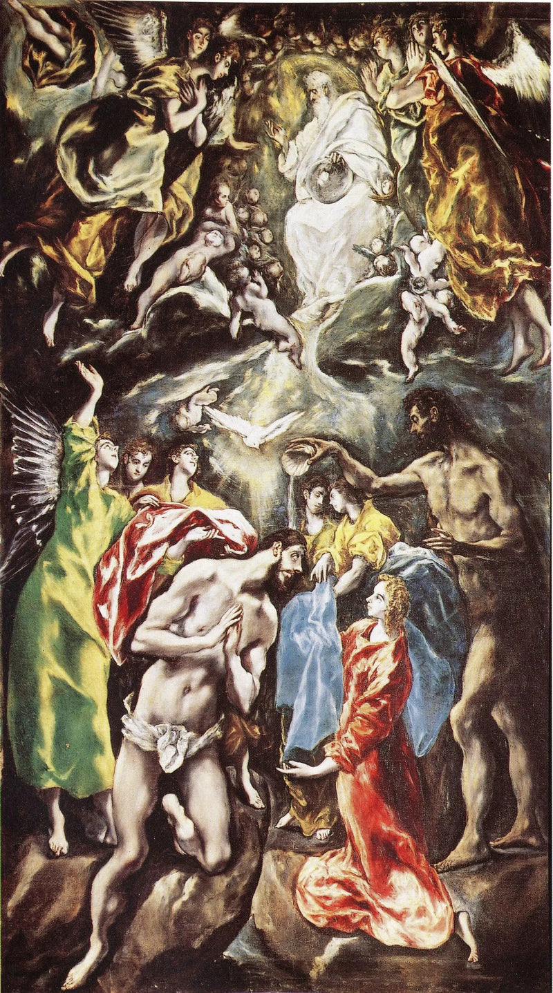 El Bautismo de Cristo - El Greco