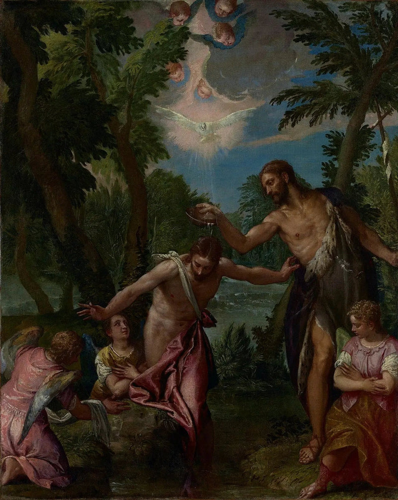 El Bautismo de Cristo - Paul Véronèse