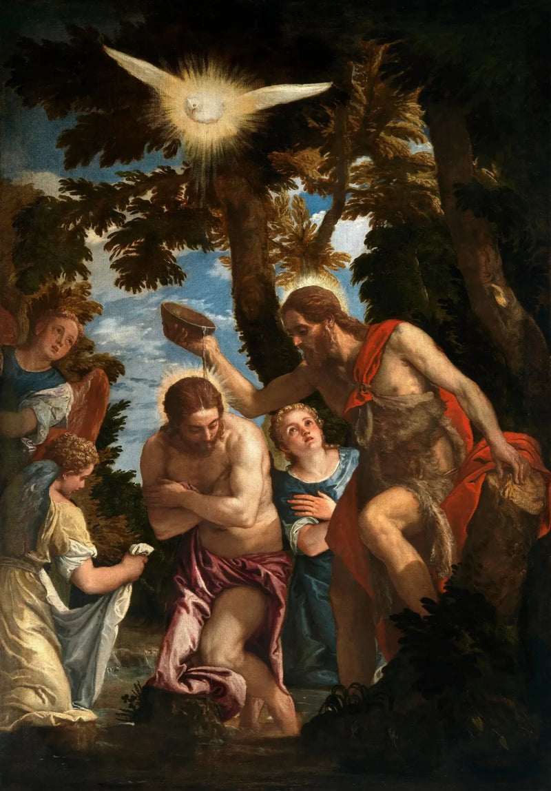 El bautismo de Cristo - Paul Véronèse