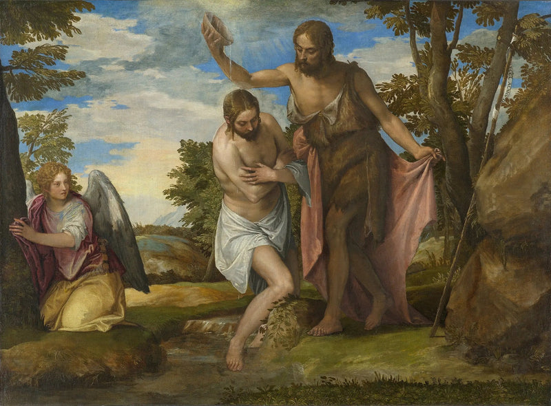 El Bautismo de Cristo - Paul Véronèse
