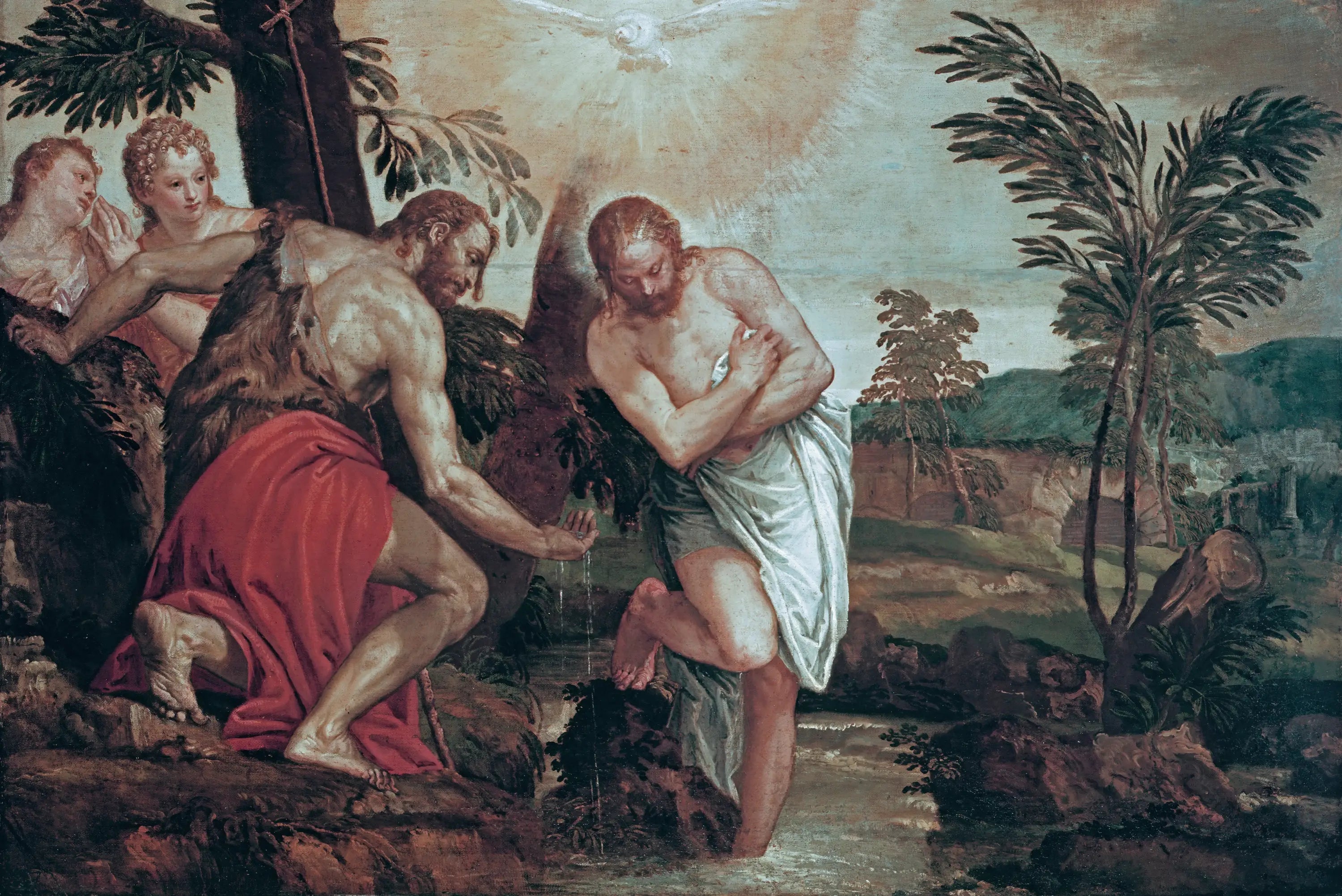 Le baptême du Christ - Paul Véronèse image 1 copie peinte à la main à l’huile