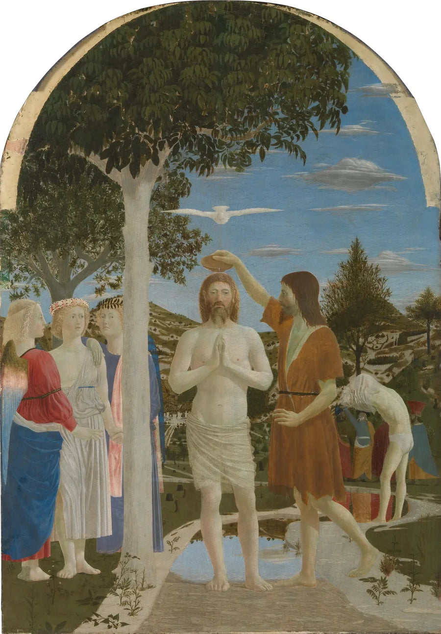 El Bautismo de Cristo - Piero della Francesca