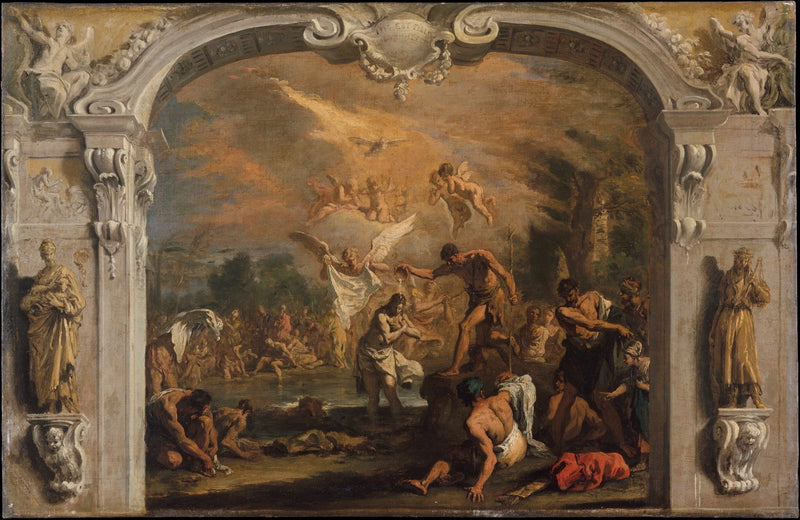 El bautismo de Cristo - Sebastiano Ricci