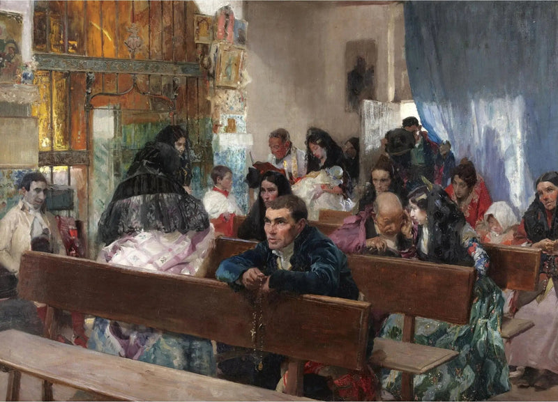 El bautismo - Joaquín Sorolla