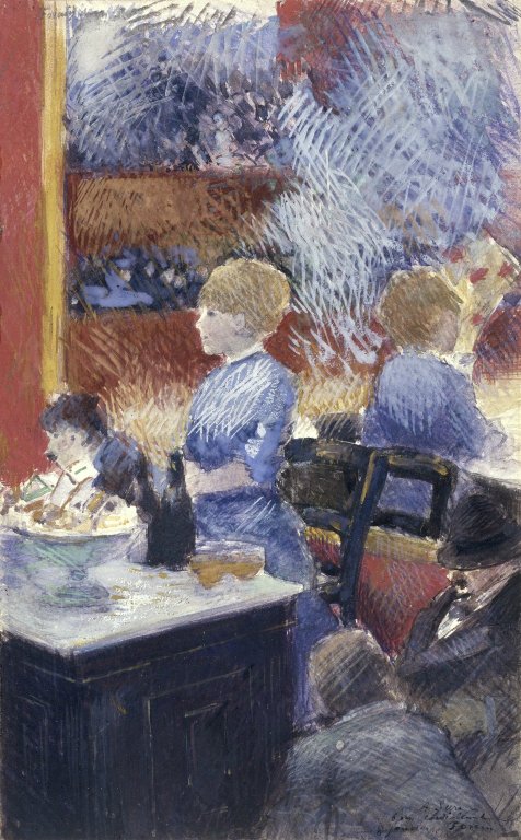 El bar en las Folies-Bergère - Jean-Louis Forain