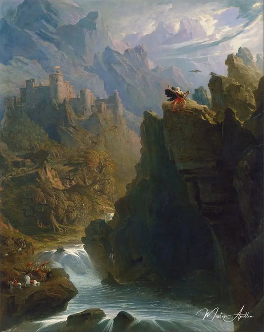 Le Bard - John Martin - Reproductions de tableaux et peintures haut de gamme