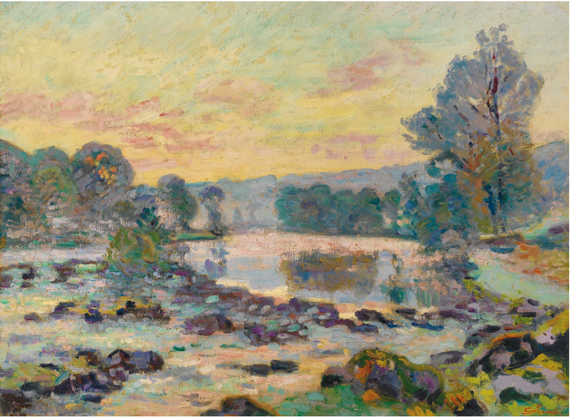 La presa de Génétin, Crozant - Armand Guillaumin