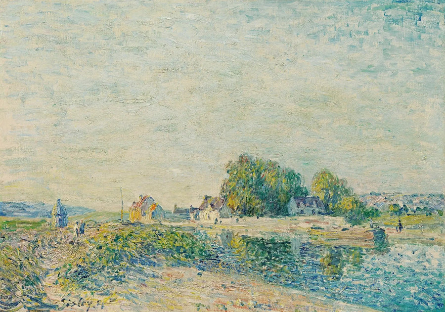 La presa del canal del Loing en Saint-Mammès - Alfred Sisley