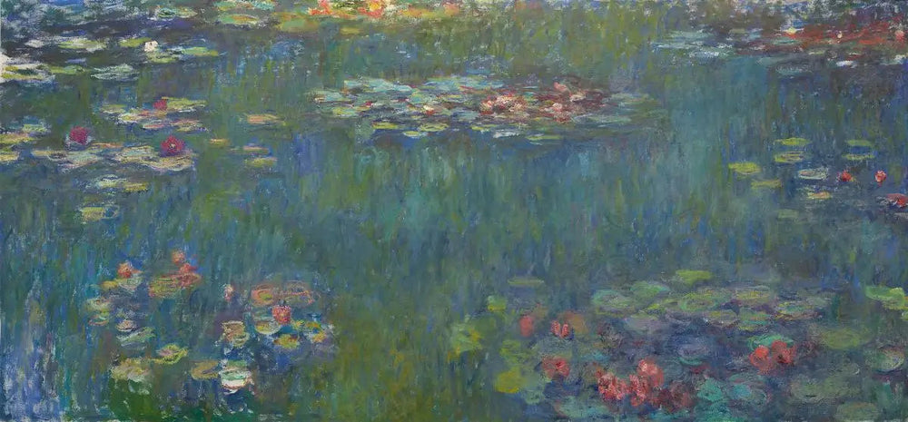 Le Bassin aux nymphéas, reflets verts - Claude Monet image 1 tableau peint à l’huile sur toile