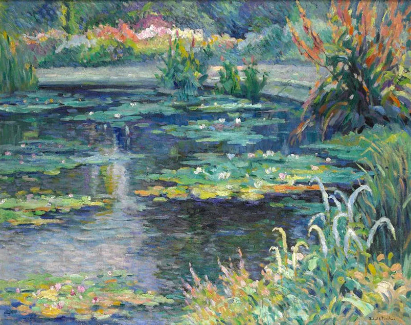 El estanque de nenúfares - Robert Antoine Pinchon