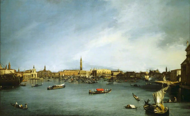 La cuenca de San Marcos, Venecia, vista desde la Giudecca - Canaletto