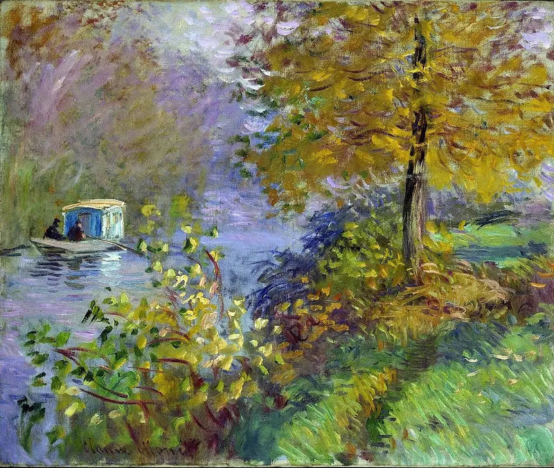 El barco-taller - Claude Monet