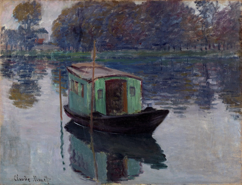 El barco-taller - Claude Monet