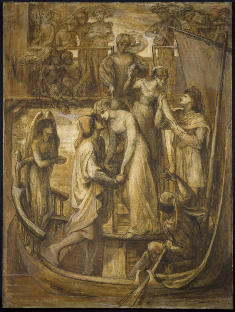 El barco del amor - Dante Gabriel Rossetti